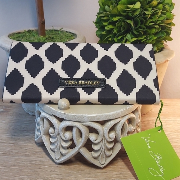 Vera Bradley Foldable Sunglass Case ~ Ikat Spots~ NWT - Picture 1 of 8